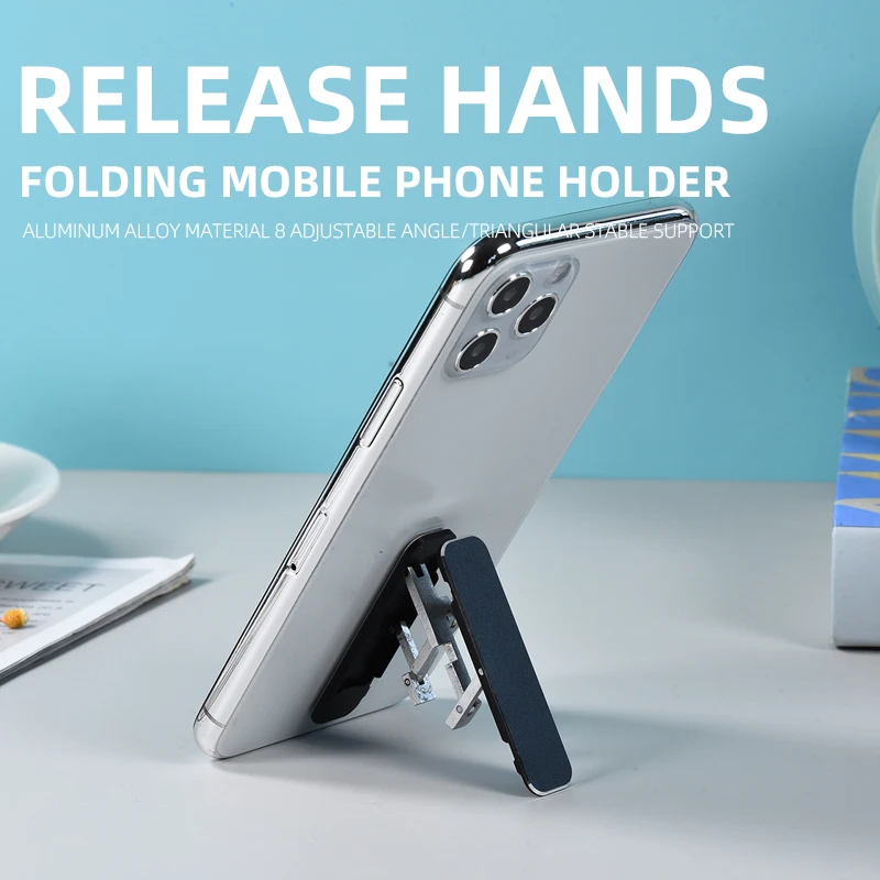 Luxury Aluminium Folding Mobile Holder for Desk & Bed