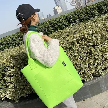Introducing RPET Felt Shopping Bags — made from recycled plastic bottles/  containers, by Bag The Future