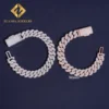 Silver + rose gold color