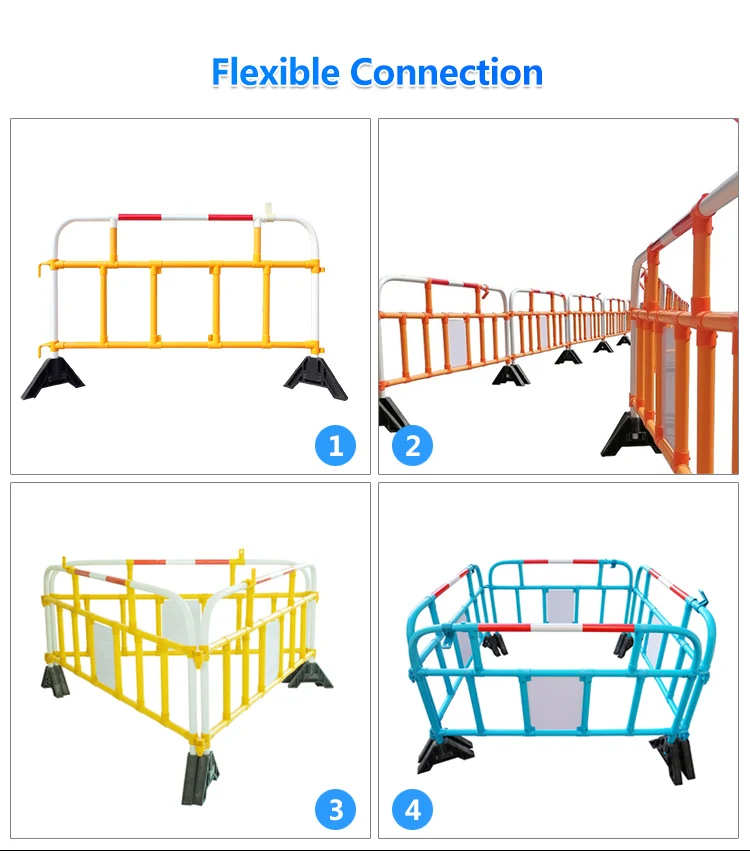Yellow Road Barricade Angry Bull Hard Durable Pvc Barricade Plastic
