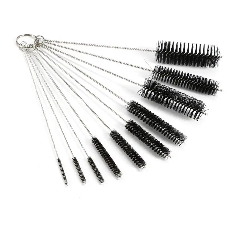 10pcs 20cm Abrasive Wire Pipe Cleaning Brush for Straws,Bottles,Test Tubes 