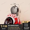 Gunpowder suction cup wall-mounted helmet hook, 1 pack