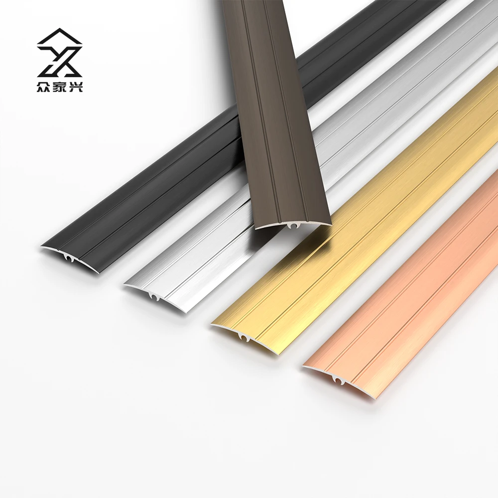 Durable Flat Shape Flooring Profil Decorative Flexible Molding Laminate Floor Edge Trim factory