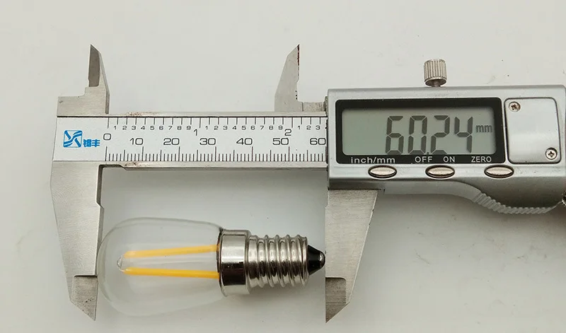12V 110V 220V E14 E12 ST26 LED Filament Bulb for cooker hood
