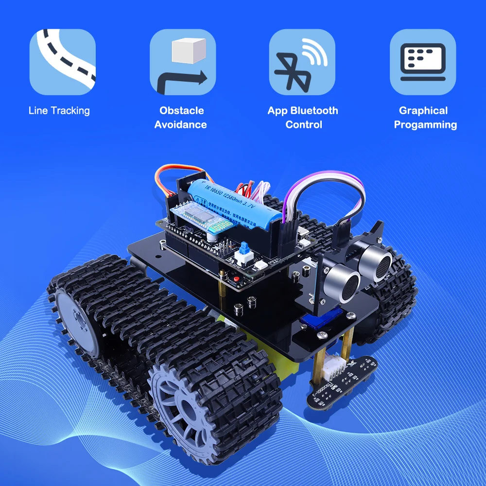 Tscinbuny DIY Smart Robot Car Starter Kit - C/C++ for Arduino