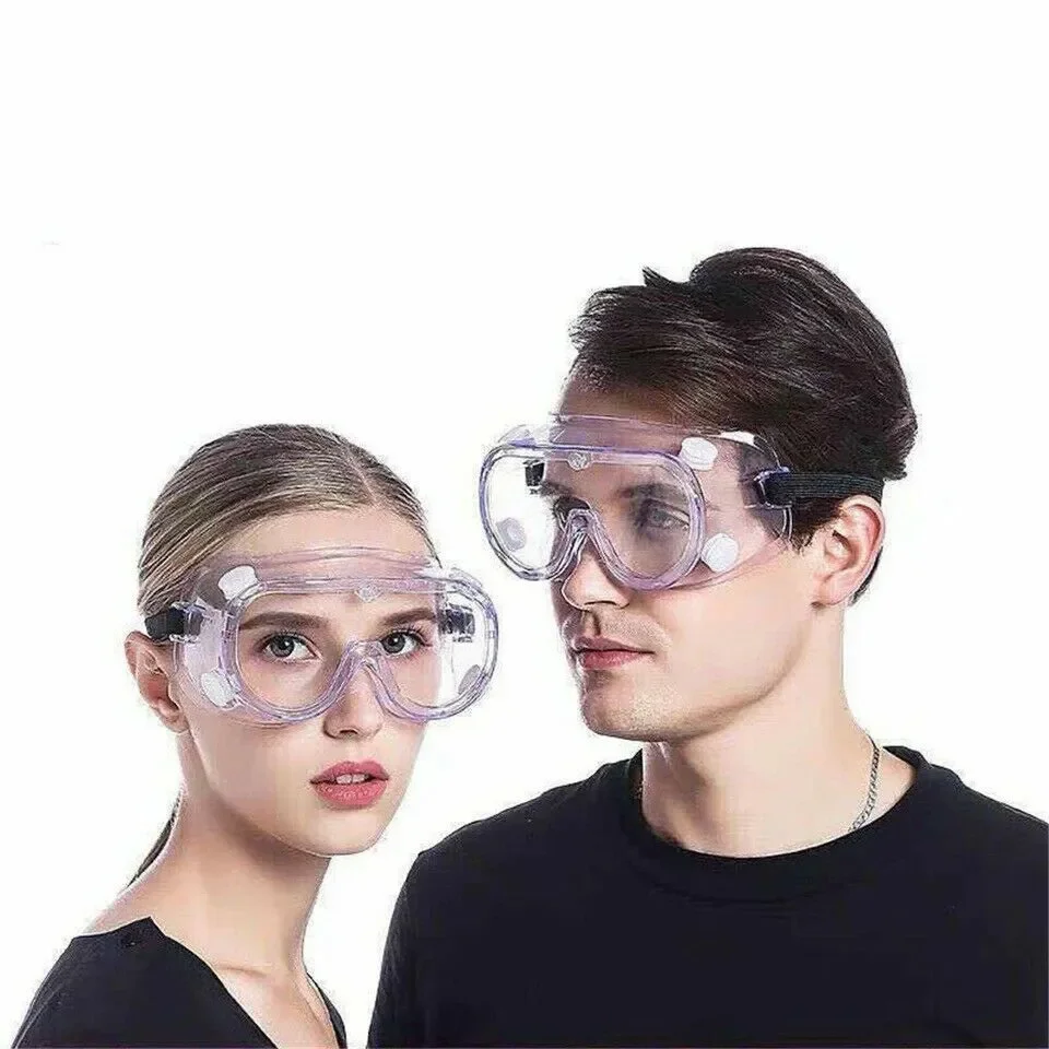 Durable Anti Fog Safety Goggles Over Glasses Lab Work Eye