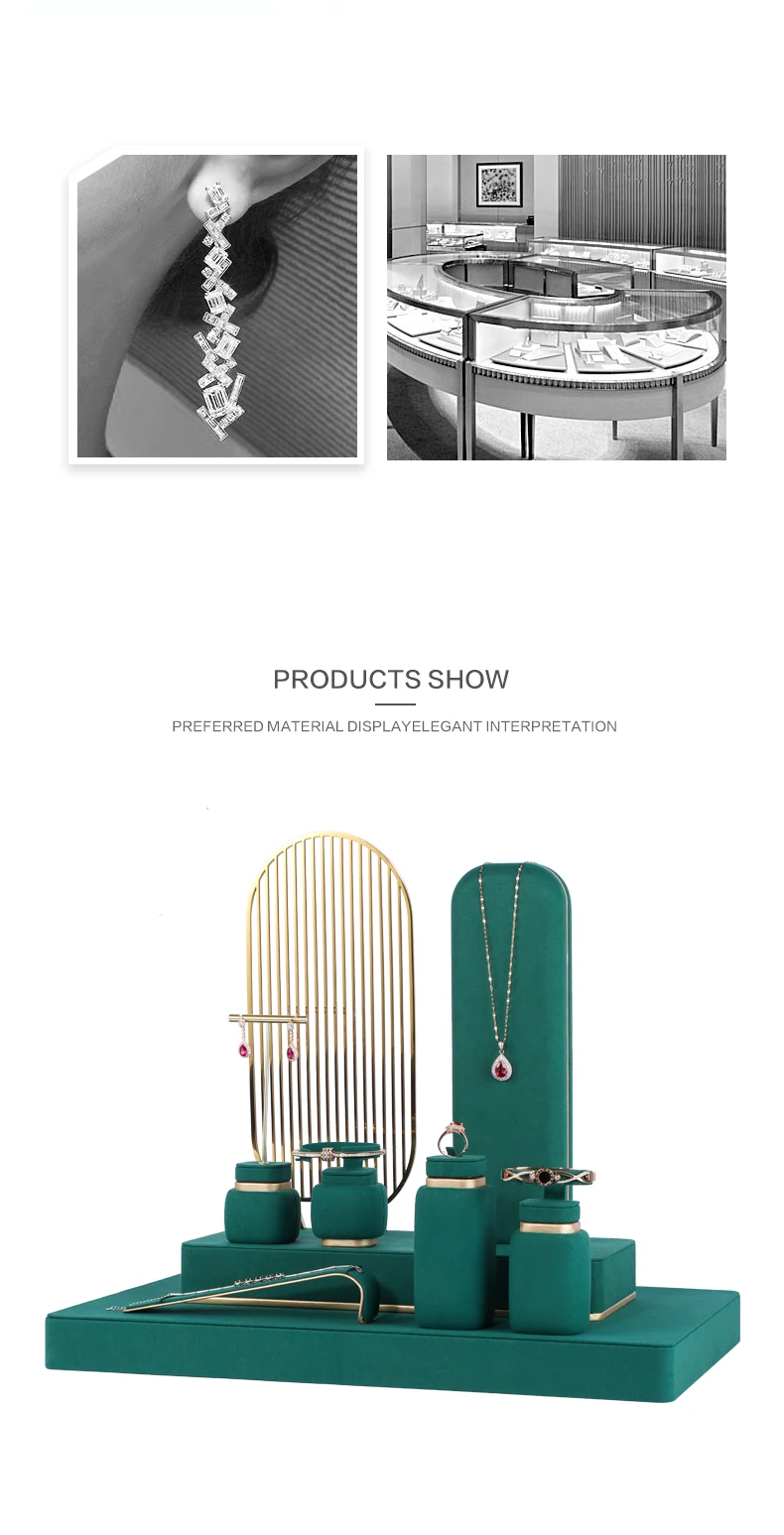 Romi Rack Jewelry Packaging Display Ultrafiber Earrings For Jewelry