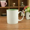 Dark green milk cup