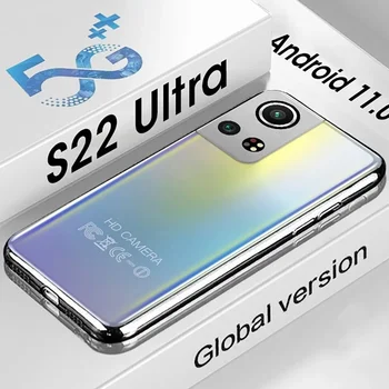 Original Unlocked Galaxy S22 5g Smartphone 6.7 Inch Full Screen 16+512gb Android Mobile Phones With Face Id Cell Phone