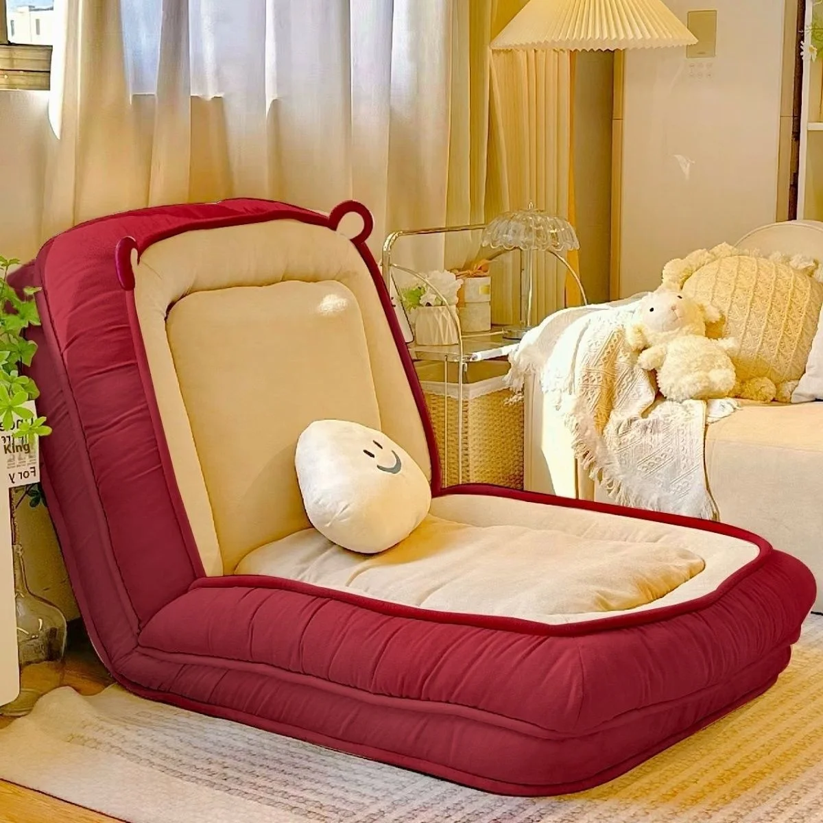 Modern Design Folding Lazy Sofa Bed for Bedroom and Balcony with