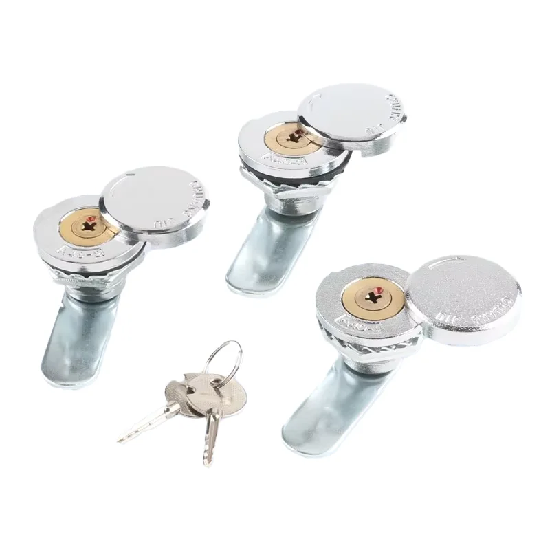 A40-2 Cabinet Lock Waterproof Dustproof Cylindrical Telecom Box Lock Cam Lock Distribution Electrical Cabinet Cutting
