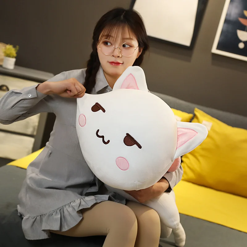 Kawaii Japan Style 28cm Super Soft Cat Plush Stuffed Animal Hugging Custom  Anime Pillow - Buy Custom Anime Pillow,Stuffed Animal,Cat Plush Pillow  Product on 