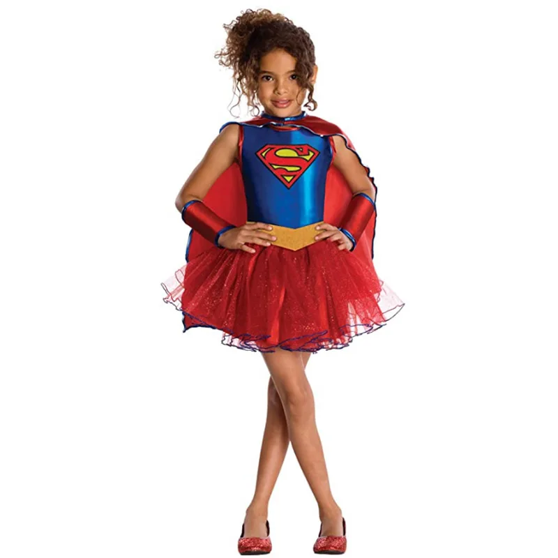 Hot Sale Justice League Child's Supergirl Tutu Dress Halloween Costumes For  Girls - Buy Supergirl Costume For Kids,Supergirl Costume,Kids Dress Up  Costumes Product on 