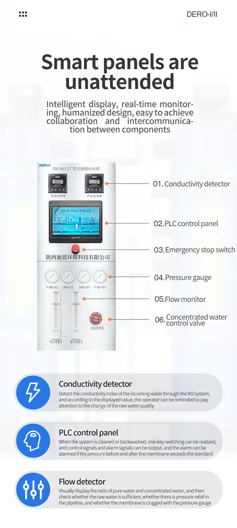 Large 500 Liter/hour Reverse Osmosis Water Purification Osmosi Equip