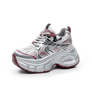 Inner Height Increased Thick Sole 9CM Women's Shoes, Spring and Summer New Fashionable Sports and Leisure Shoes