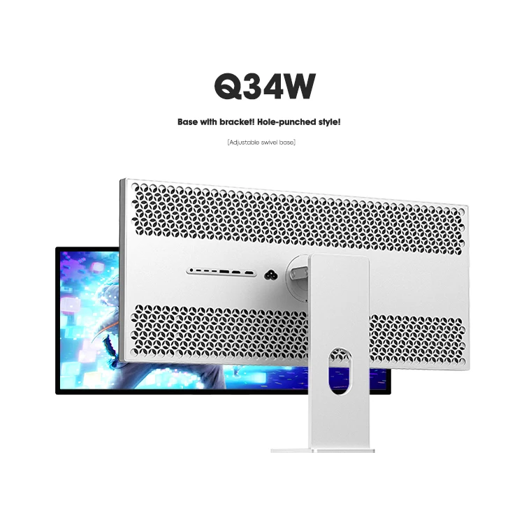 Kuycon Q34W 34-Inch IPS Gaming Monitor - 3440x1440, 165Hz, Anti