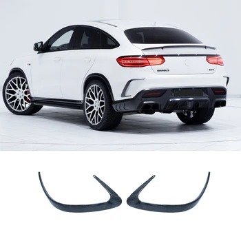 Best Selling GLE-Class Carbon fiber Rear Bumper Splitter Fins for Mercedes Benz GLE320 gle400  gle500  GLE63 4 MATIC SUV 15-19