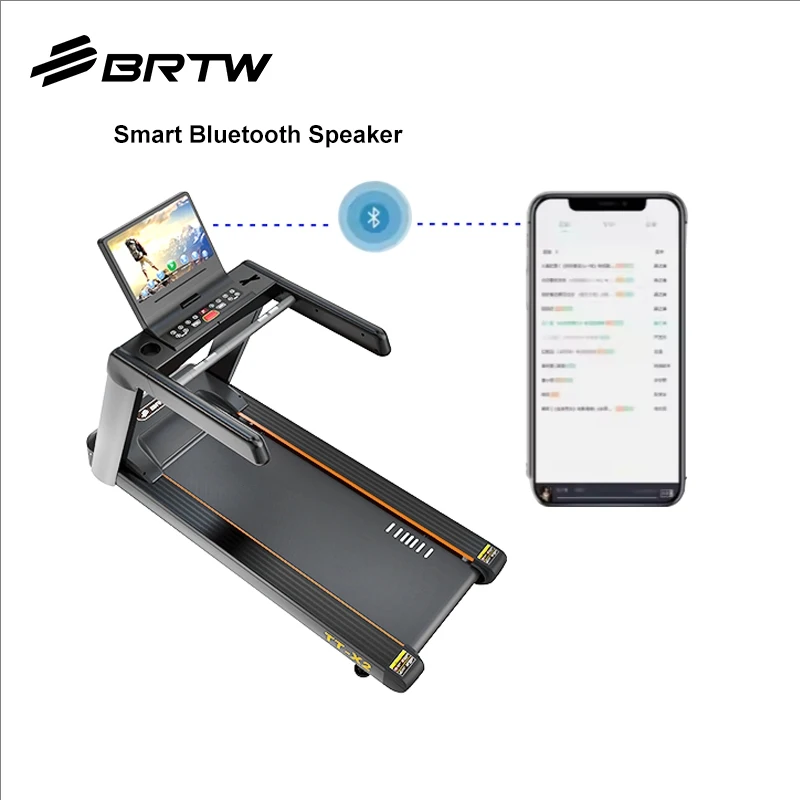 18.5 Inch Screen Incline Large Running Belt Semi Commercial TreadmillTT-X2 Electric Newest Treadmill
