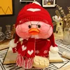 Love christmas hat scarf snowflake sweater white bag