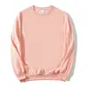 Sweat-shirt rose à col rond