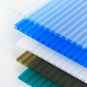 4mm 6mm 8mm plastics manufacturer sun sun sheet building material two wall polycarbonate sheet