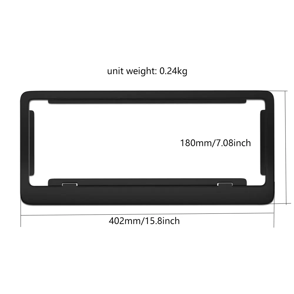 Custom Stainless Steel Car License Plate Frame Number License Plate for Australian Car