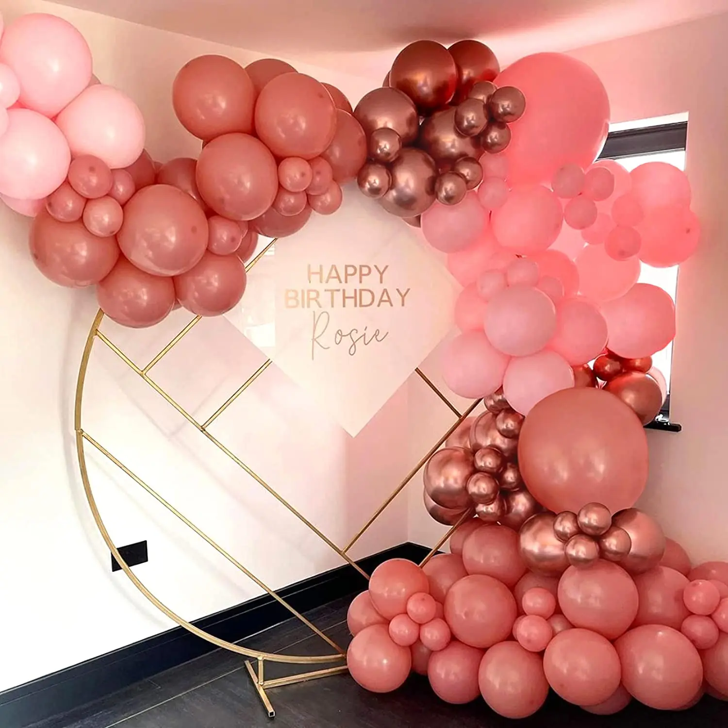 Prinzessin Luftballon-Set 108 Teile – Rosa Deko Für Geburtstag & Baby Shower