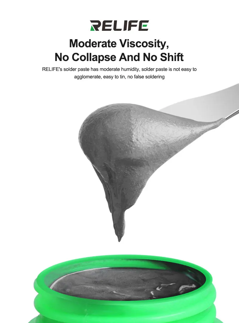 RELIFE HW21 Pâte à souder 183 ℃ (contenant du plomb et de l'argent)