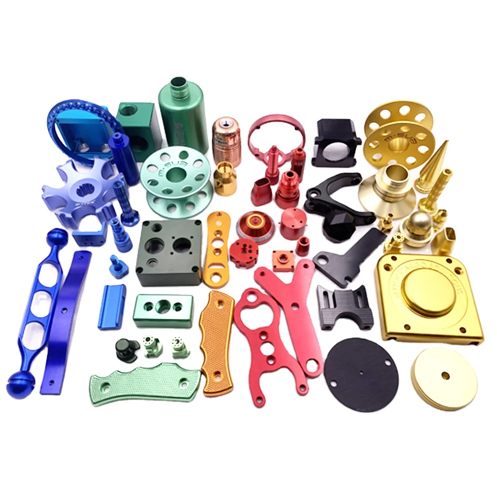 China OEM Manufacturer 5 Axis CNC Precise Machining Rapid Prototyping Anodized Color CNC Machine Aluminum Parts