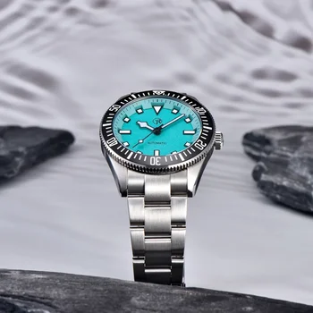 Rollstimi 2024 New Luxury Men's Automatic Mechanical Wristwatch NH35 Movt Luminous Ceramic Bezel 100M Waterproof Reloj RT-7910
