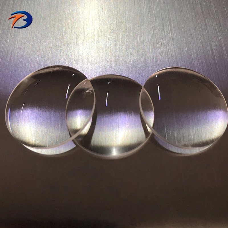 LED lights plano convex lens Borosilicate glass /PMMA material convex lenses in stock