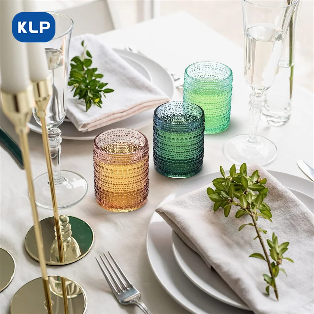 KLP Solid Color Whiskey Glass Cup for Drinking Hot Selling Fashion Whiskey Cups for Party
