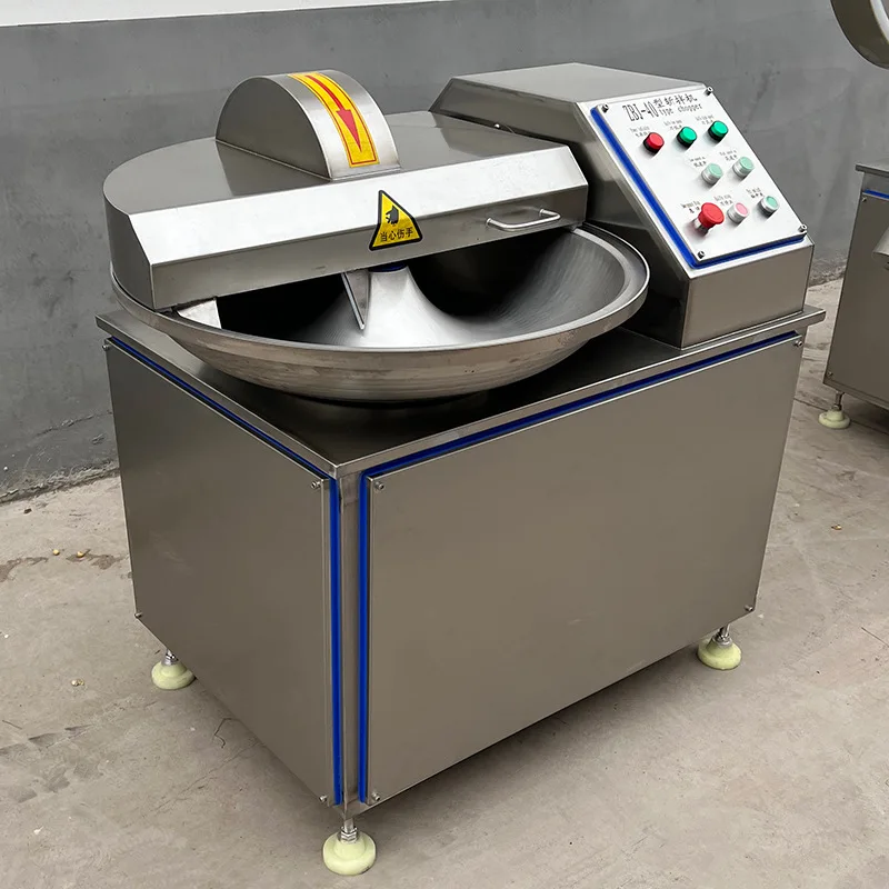 Commercial Zb40 Variable Speed Mince Food Beef Meat Bowl Cutter Machine ...