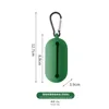 Distributeur de poche en silicone - vert foncé