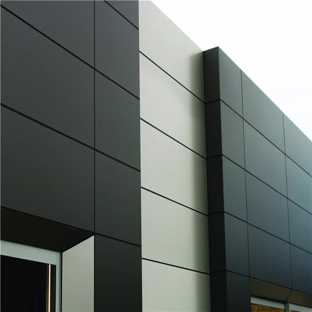 Matte Black Acm Sheet Wall Cladding Aluminum Metal Composite Panel For ...