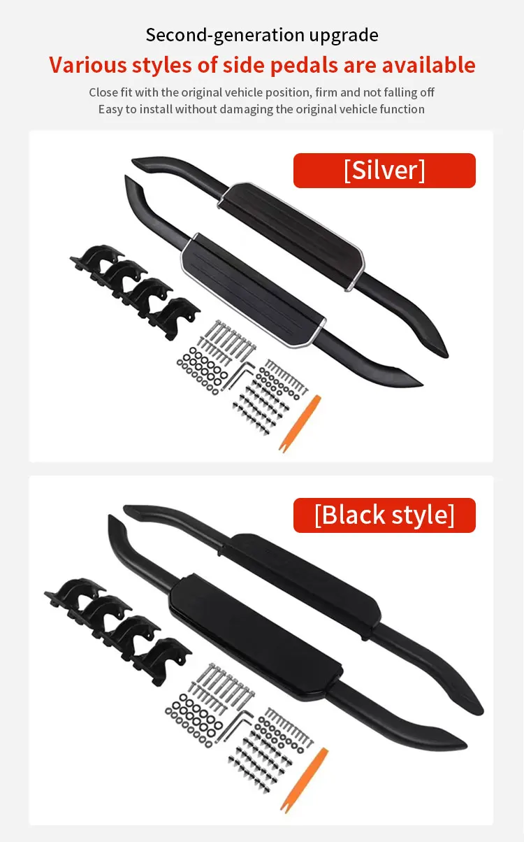 Factory Outlet Other Exterior Accessories Car Door Step Running Boards for Land Rover Defender 90 Boards Side Steps manufacture