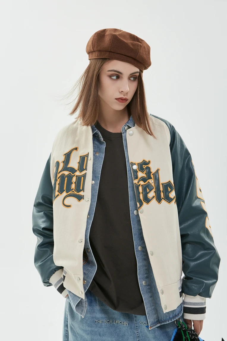 Men's Baseball Uniform Jacket Long-sleeved Embroidered Autumn_voghion.com