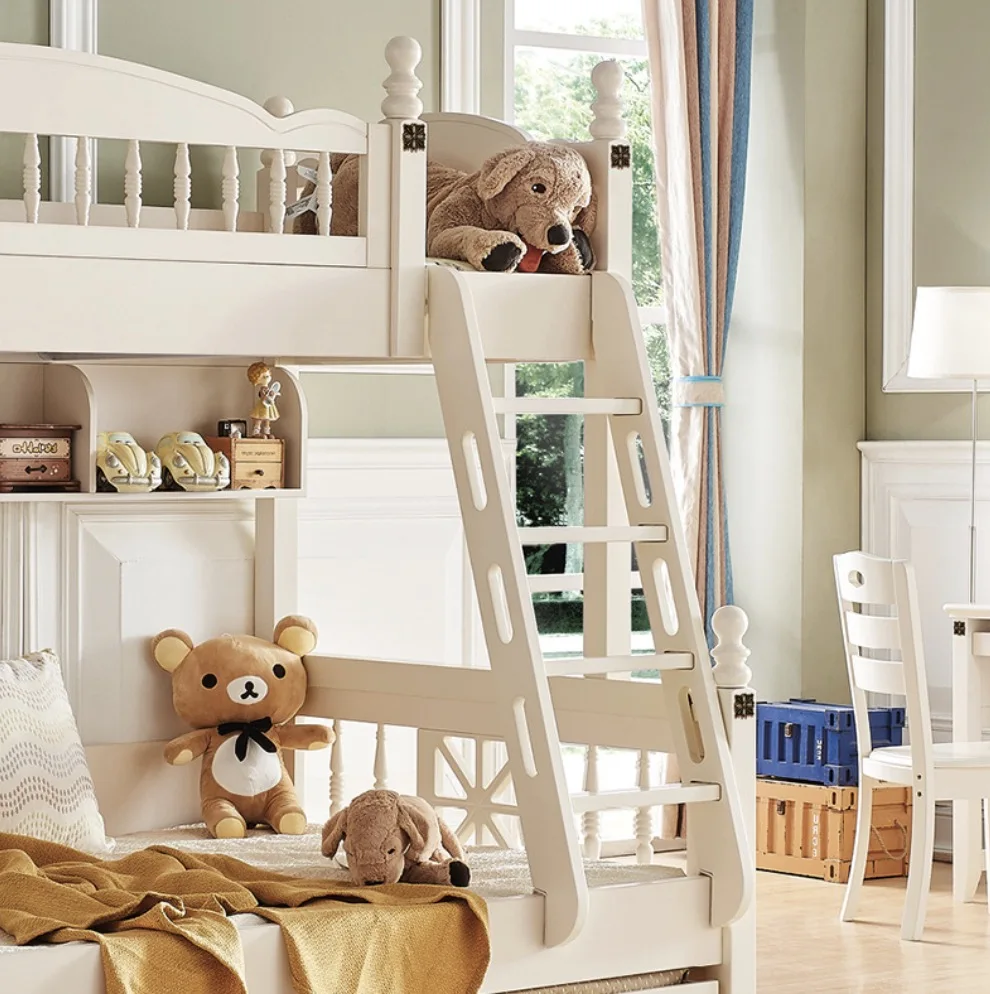 Huinan Twin Loft Children Bed Wooden Bunk Kids Bed Cheap Furniture Kids