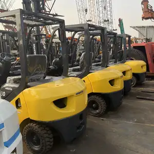 Used Komatsu FD30T-17 3Ton with Nabtesco Hydraulic Pump Engine in Stock for Global Delivery  FD35 FD50