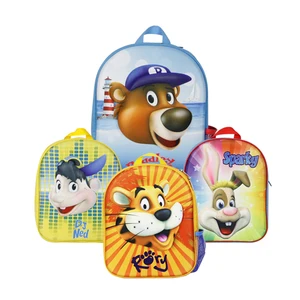 Animal Custom Top Selling Detachable Cartoon Trolley Valise De Voyage Kids Rolling Wheeled School Bag