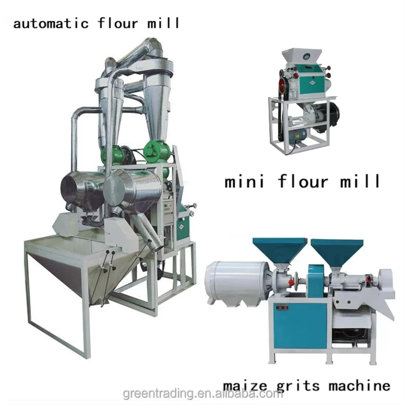 semi automatic flour mill price