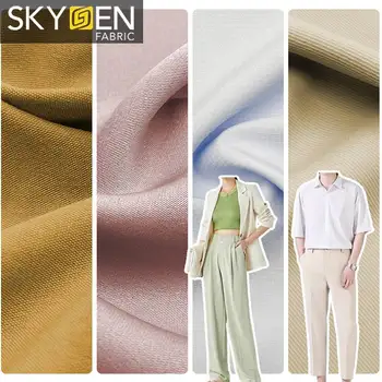 manufacturing spun  twill woolpolyester  viscose rayon modal polyester fabric for men women children girl boy