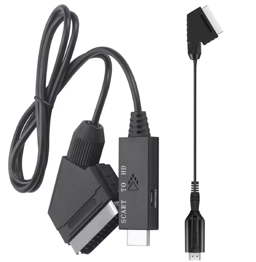 1080P 60Hz 720P 60Hz HD Video Converter SCART to HD Multimedia Adapter