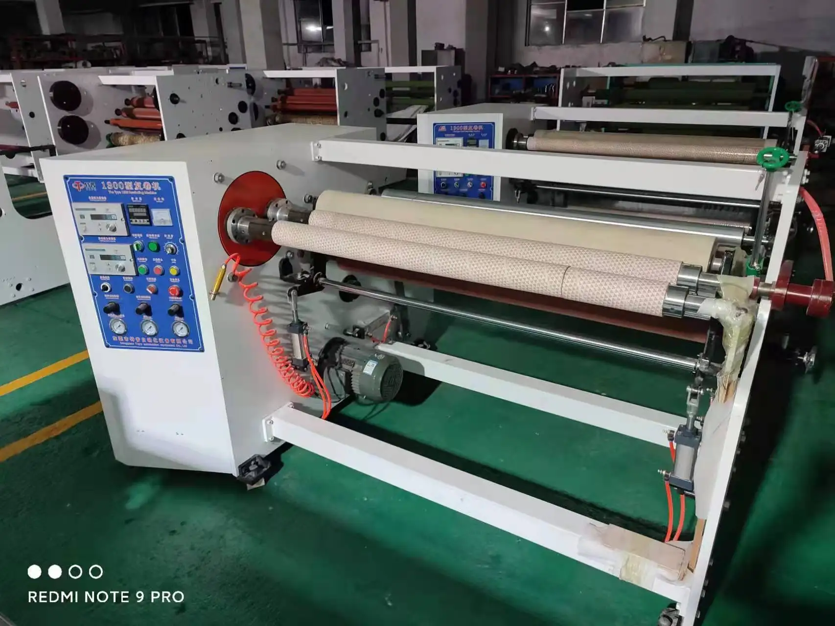 Automatic Two Shaft Auto Tape Rewinding Machine - Buy Rewinding Machine ...