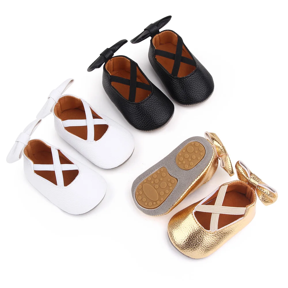 Newborn toddler shoes lovely bow baby girls princess shoes girls soft sole walking shoes wholesale details
