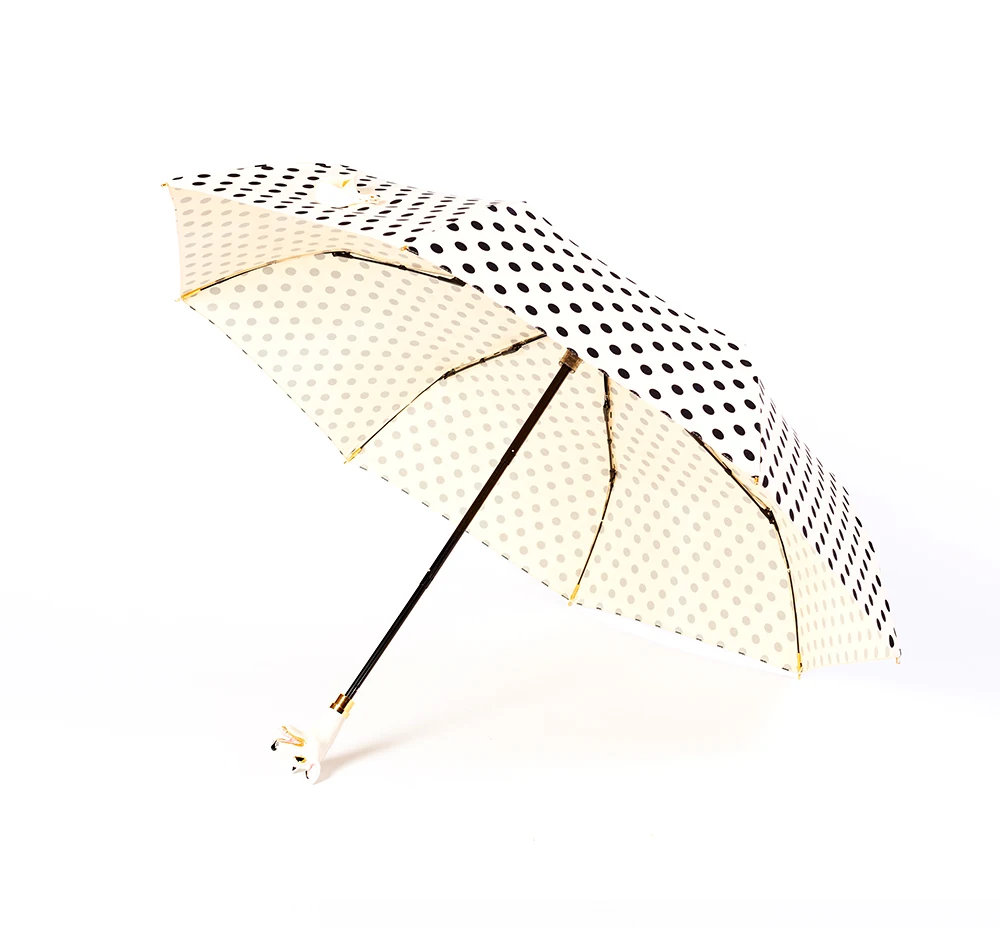 Rst Real Star Brand Luxury Fold Umbrella For Lady Special Dog Animal