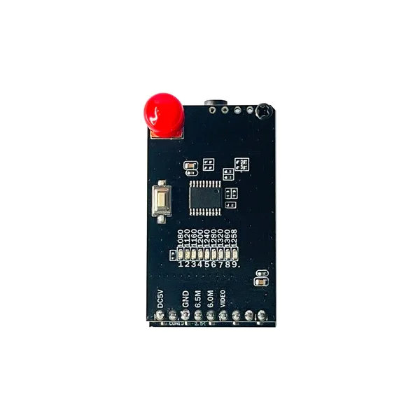 PFLY 1.2G/1.3 GHz VRX Long Range FPV Video Receiver with AV Out 9CH Plastic Material for RC Drone Goggles Monitor