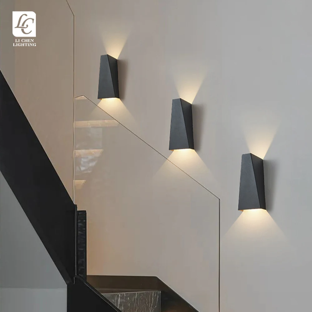 BD20 Modern Simple Up And Down Luminous Aluminum Wall Lamp Living Room Background Bedroom Bedside Decoration Lamp    