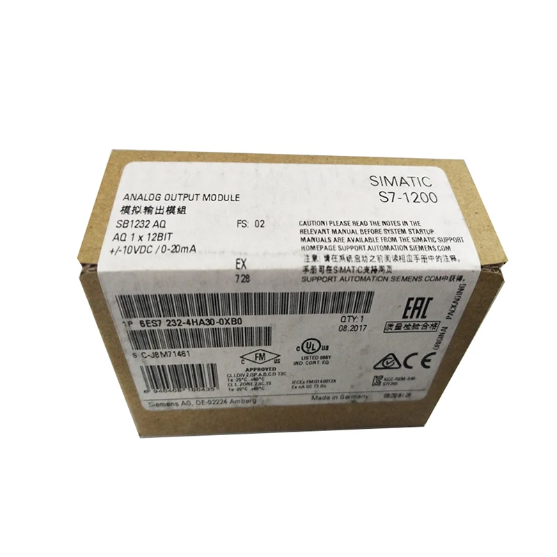 product new original 6es7232 4ha30 0xb0 6es7 232 4ha30 0xb0 epr ce certified simatic s7 1200 digital output module stock in warehouse-1