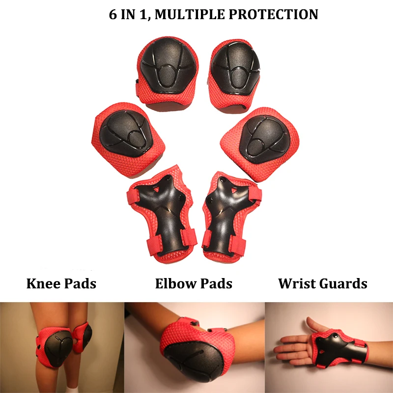 Kids Elbow Pads And Skateboard Knee Pads For Girls Boys With Wrist